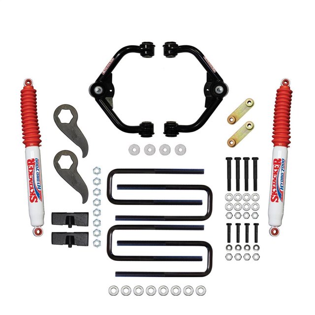 Skyjacker Suspensions Lift Kit Suspension C20350PH Hydro 7000; 3 To 3-1/2 Inch Front Lift; 3 To 3-1/2 Inch Rear Lift; Black Components