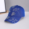 thumbnail image 2 of Adjustable Sequin Baseball Hat for Men Women Breathable Casual Sports Cap, 2 of 6