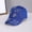 Blue, variant on Floral Rhinestone Baseball Cap, Sparkle Botanical Visor Hat, Soft Pastel Crystal Casual Sun Hat, Adjustable Womens Bling Dad Hat