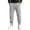 Gray, variant on Dagugfen Men's Sweatpants Drawstring Cinch Bottom Elastic Waisted Full Length Straight Leg Jogger Pants with Pockets(XL,Navy)