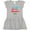 AC-Heather Grey, variant on Inktastic Christmas I Light up Nonna's Life Girls Toddler Dress