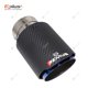 thumbnail image 3 of Punta de escape de fibra de carbono mate para coche REMUS, sistema de escape, silenciadores, boquilla universal, recta, de acero inoxidable, color azul, piezas para automóvil, 3 of 4