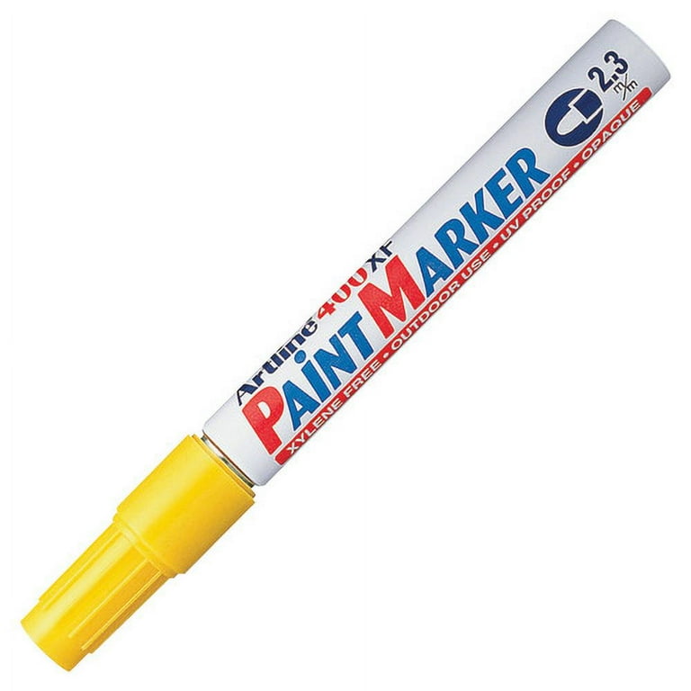 Xstamper L.C. Industries Artline Paint Marker - 2.3 mm Marker Point Size - Bullet Marker Point Style - Yellow - 1 Each Xstamper L.C. Industries Artline Paint Marker - 2.3 mm Marker Point Size - Bullet Marker Point Style - Yellow - 1 Each