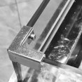 thumbnail image 2 of 4 abrazaderas de vidrio en ángulo para muebles, para barandilla y valla., 2 of 7