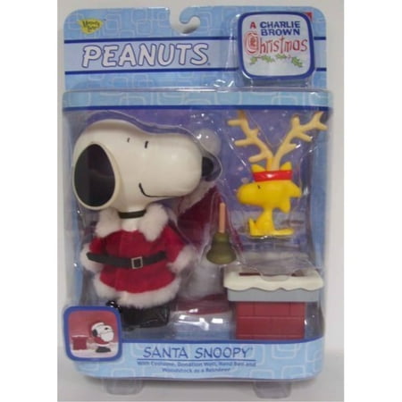 peanuts a charlie brown christmas santa snoopy with woodstock