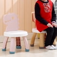 thumbnail image 2 of 1Set Pink Children Back Chair With Cylindrical Legs For Kids Bedroom Playroom, 2 of 9