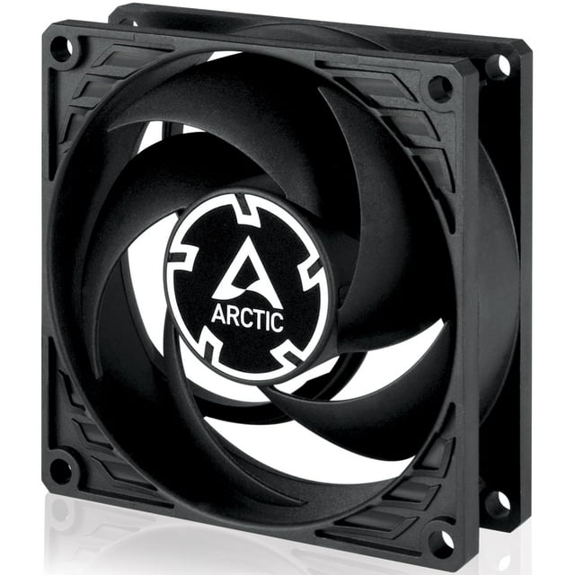 Artic P8 MAX - Ventilador de PC, Ventilador de Caja de Alto Rendimiento de 80 mm, Ventilador de Servidor accionado a 500-5000 RPM, Modo 0dB - Negro