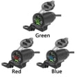 thumbnail image 2 of Waterproof QC 3.0 Voltmeter Switch For Mobile Motorcross Power Adapter Motorcycle Charger Fast Charging Phone Charger RED, 2 of 8