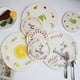 thumbnail image 5 of Posavasos de algodón y lino con pequeñas flores de estilo japonés, tapete de cuerda de algodón redondo grueso, mantel individual tejido a mano, tapete antiescaldaduras para platos y cuencos, 5 of 6