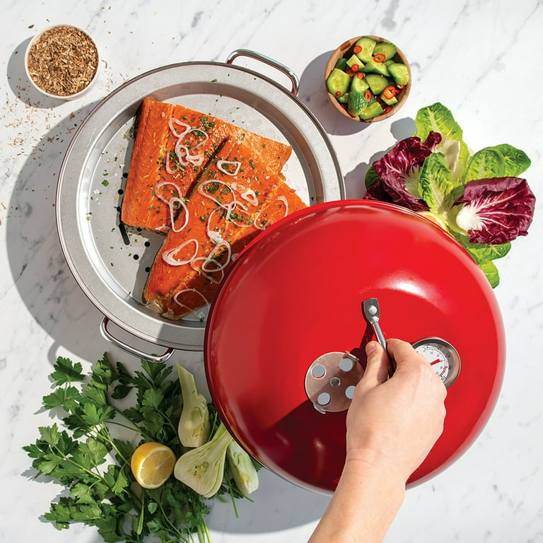 Nordic Ware, Kettle Smoker, Red, Stovetop Compatible - Walmart.com