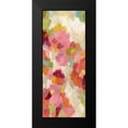 thumbnail image 2 of Vassileva, Silvia 8x14 Black Modern Framed Museum Art Print Titled - Coral and Emerald Garden I Panel II, 2 of 5