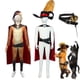 thumbnail image 2 of Disfraz de gato con botas, disfraz de espada, disfraz de gato para niños, capa, sombrero, mono, traje de fantasía, disfraz de Halloween para niños, 2 of 5