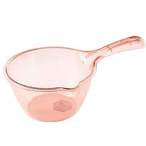 Huayishang Cooking Utensils, Kitchen Essentials Clearance Sale Household Kitchen Unbreakable Water Spoon Deepened and Thickened Long Handle Plastic Large Creative Transparent Scoop