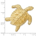 thumbnail image 3 of FB Jewels 14K Yellow Gold Sea Turtle Pendant Slide, 3 of 3