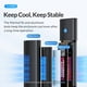 thumbnail image 4 of ORICO-carcasa de SSD M2 NVMe NGFF 10gbps PCIe, carcasa portátil USB C 3,2 Gen2, adaptador externo gratuito con disipador de calor de Metal, 4 of 4