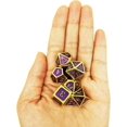 thumbnail image 3 of Ensemble de dés en Métal 7 Pcs, dés de Jeu de Rôle pour Pathfinder Jeu de Rôle Rpg, 3 of 4