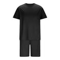 thumbnail image 4 of TMOYZQ Men's Shirt and Shorts Set 2 Piece Outfits Fashion Summer Tracksuits Casual Sportwear Set, 4 of 9