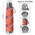thumbnail image 3 of Modern 29oz Stainless Steel Insulated Thermos with Tea Filter, 360° Printed Travel Bottle, Leakproof BPA-Free Flask with Anti-Slip Base, 304 Inner & 201 Outer, Vacuum Cup, 3 of 6