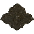 thumbnail image 3 of 67 1/8"W x 48 5/8"H x 1 7/8"P Piedmont Ceiling Medallion (Fits Canopies up to 6 1/2"), Hand-Painted Stone Hearth Crackle, 3 of 5