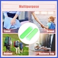 thumbnail image 3 of Vocoste 2 Pcs Plastic Lightweight Traveling Toothbrush Holders Case for Travel Business 7.48"x1.06" Green, 3 of 7