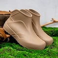 thumbnail image 4 of Women's Short Ankle Rain Boots Waterproof Non Slip PVC Rubber Slip On Garden Shoes, 4 of 6