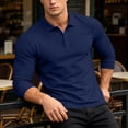 thumbnail image 5 of Antinious Men Solid Button Collar Long Sleeve Classic Outdoor Casual Fall Tops, 5 of 5