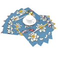 thumbnail image 2 of YFYANG Washable Heat-Resistant Placemats, 70% PVC/30% Polyester, Koi and Lotus Pattern Kitchen Table Mat, 12" x 18" 6 Piece, 2 of 6