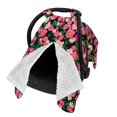 thumbnail image 2 of Naloa Trendy Floral Baby Car Seat Cover, Breathable Baby Carrier Cover, Multiuse Baby Carrier Cover & Nursing Breastfeeding Cover, 2 of 5