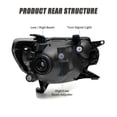 thumbnail image 4 of ADCARLIGHTS Headlights for 2012 2013 2014 2015 Toyota Tacoma Headlight Assembly compatible with 12 13 14 15 Toyota Tacoma Headlamp Black Housing Amebr Reflector Driver and Passenger Side, 4 of 9