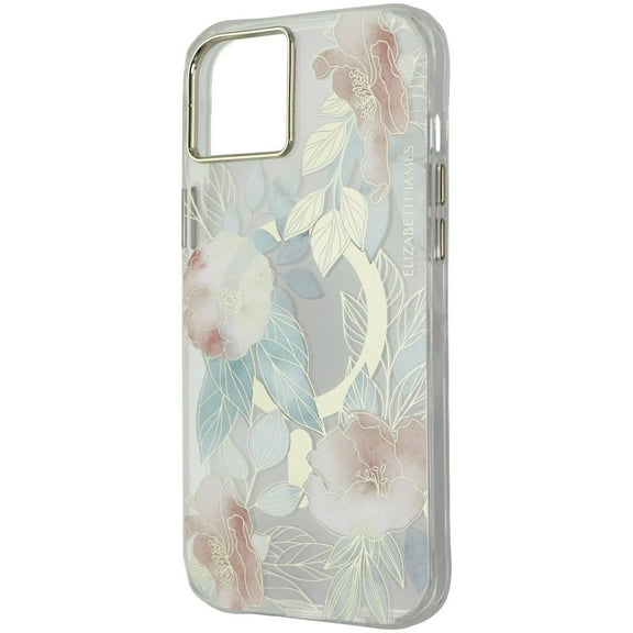Elizabeth James Case for MagSafe for Apple iPhone 14 Plus - Blooms in Bordeaux