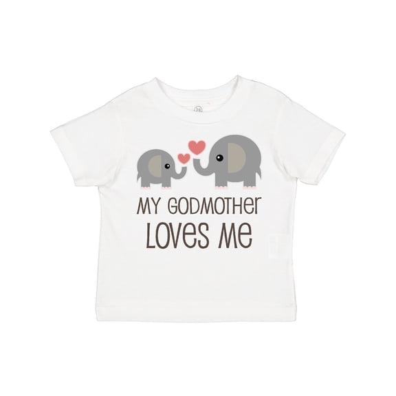 Inktastic My Godmother Loves Me Boys or Girls Toddler T-Shirt