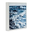 thumbnail image 4 of Stupell Industries Blue Rolling Waves Landscape Painting White Framed Art Print Wall Art, 12 x 12, 4 of 10