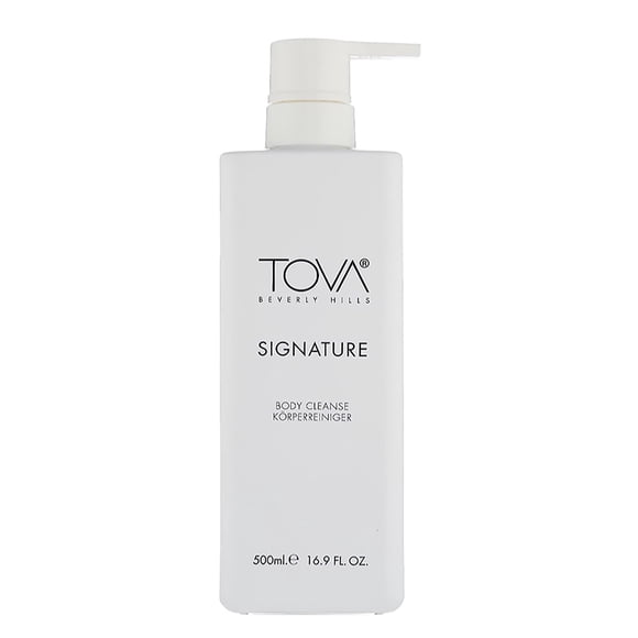 Tova Signature Limpieza corporal con bomba 16.9 onzas líquidas.