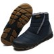 thumbnail image 3 of Botas de nieve antideslizantes para hombre, zapatos de seguridad cálidos deportivos informales, cómodos, punta redonda, calzado acolchado, Invierno, 3 of 5