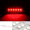 thumbnail image 4 of DNA Motoring For 97-06 Jeep Wrangle TJ Full LED 3RD Third Tail Brake Light Rear Stop Lamp Smoked, 4 of 5