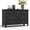Oak Black, variant on 7 Drawer Dresser for Bedroom, 47" W Chest of Drawers with Deep Drawers and Metal Handle, Thickened Desktop, Wood Rustic Drawers for Hallway, Entryway, Closet