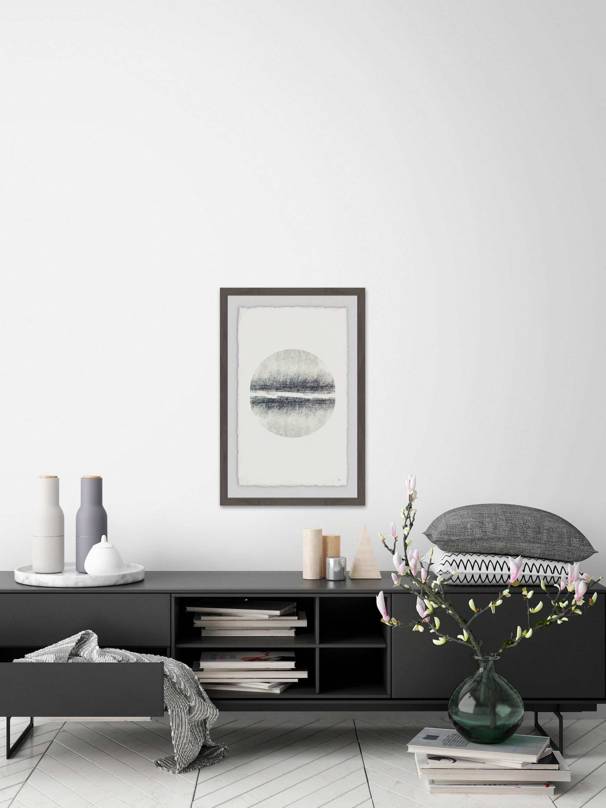 The Dusk Framed Painting Art Print, 20.00" x 1.50"