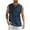 Mens Shirts Navy, variant on Mens Cotton Linen Tops, Tank Tops for Men Summer Casual Vintage Solid Color Notch Neck Sleeveless Shirts with Strappy S-5XL