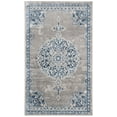 thumbnail image 3 of SAFAVIEH Brentwood Cahal Oriental Area Rug, Light Gray/Blue, 4' x 6', 3 of 12