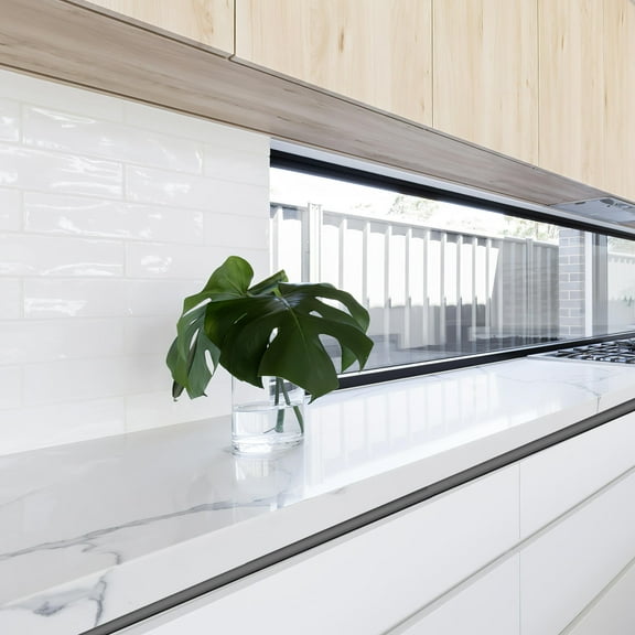 CIMAXIC Self Adhesive Tape Caulk Tape Black PVC 1 Set