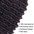 thumbnail image 3 of Ustar Brazilian Deep Wave 3 Bundles with Closure - Virgin Hair Deep Wave Human Hair Deep Curly Bundles with Lace Closure (12 closure+14 16 18), 3 of 5