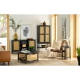 thumbnail image 3 of Better Homes & Gardens Springwood Cane TV Stand for TV's up to 65", Charcoal Finish, 3 of 13