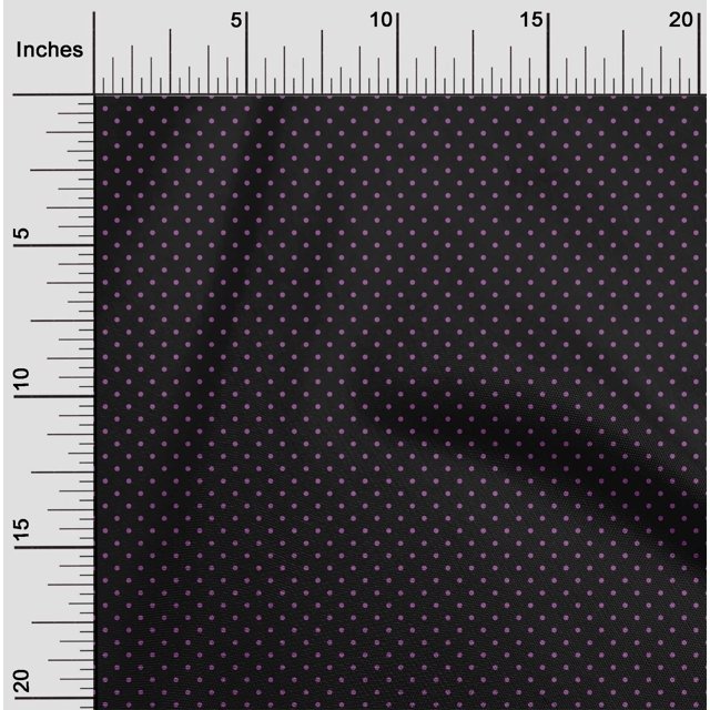 oneOone Cotton Poplin Fabric Polka Dots Print Fabric BTY 42 Inch Wide