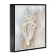 thumbnail image 3 of Stupell Industries Subtle Conch on Shore Black Framed Giclee Art design by Audrey Jeanne Roberts, 17 x 17, 3 of 8