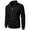 Black, variant on Coorders Mens and Big Mens Fleece Half Zipper Sweatshirt with Long Sleeve, Lightweight Basis Pullover Sweatshirt with No Hooded ,Big and Tall Khaki,Size XXL