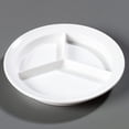 thumbnail image 7 of Carlisle KL20302 Kingline White 3-Compartment Plate - Dozen, 7 of 7