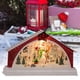 thumbnail image 5 of Toystoory Resin Christmas Scene Snow House LED Desktop Set Decoration Village Kits de decoración para fiestas Muñeco de nieve, 5 of 6