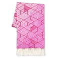 thumbnail image 1 of Couverture Réversible Moderne par Dwell Magazine Rose, 1 of 7