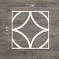 thumbnail image 2 of Ekena Millwork 7 3/8"W x 7 3/8"H x 3/8"T Extra Small Crosby Decorative Fretwork Wall Panels in Architectural Grade PVC, 2 of 9