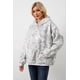 thumbnail image 2 of Sudadera con capucha Anoumcy Camo Maple Leaf de forro polar para mujer, color gris S, 2 of 8